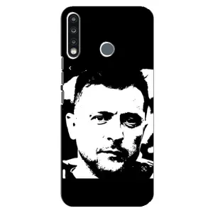 Чехол для TECNO Spark 4 (AlphaPrint - с принтом Зеленского)