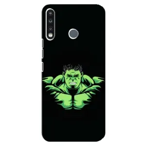 Чохли з героями Марвел TECNO Spark 4 (VPrint) (Зелений Халк)