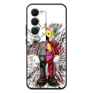 Чехлы для Tecno Spark 40 Pro Plus - Bearbrick Louis Vuitton (PREMIUMPrint) (Беарбрик)