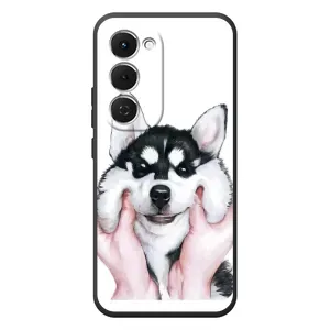 Чехлы с собаками для Tecno Spark 40 Pro Plus (VPrint) (Довольный Хаски)