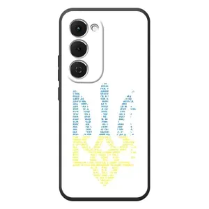 Чехлы для Tecno Spark 40 Pro Plus  Укр. Символика (AlphaPrint) (Герб из букв)