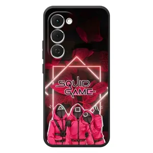 Чехол Гра в кальмара для Tecno Spark 40 Pro Plus (Охранники Игра кальмара)