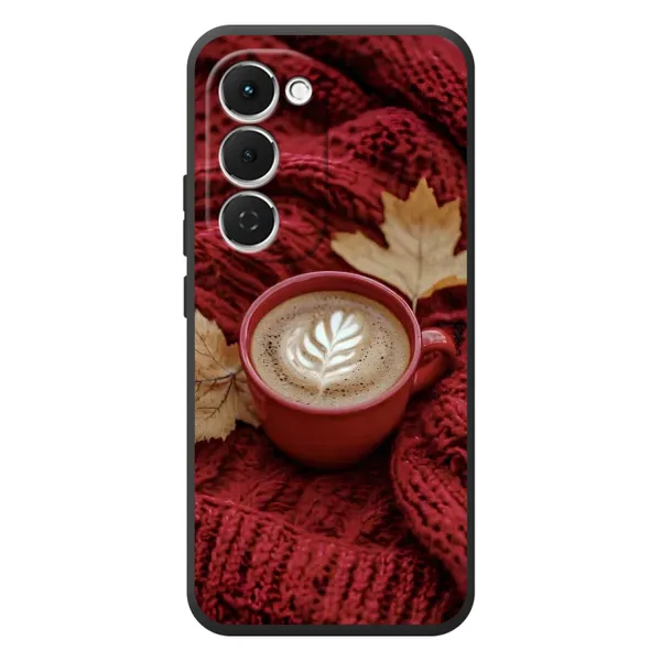 Чохол з принтом «Кава на ковдрі» для TECNO Spark 40 Pro Plus