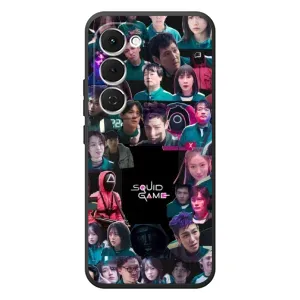 Чехол Гра в кальмара для Tecno Spark 40 Pro Plus (Коллаж Игра кальмара)