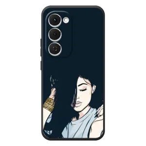 Чехол с печатью для Tecno Spark 40 Pro Plus - (Мода) (AlphaPrint) (Красивая девочка)