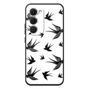 Чехол с птицами на Tecno Spark 40 Pro Plus (VPrint) (Ласточки)