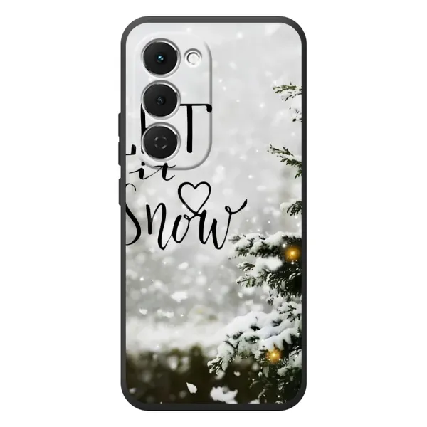 Чехол с принтом «Let it snow» для TECNO Spark 40 Pro Plus Чехол с принтом «Let it snow» для TECNO Spark 40 Pro Plus