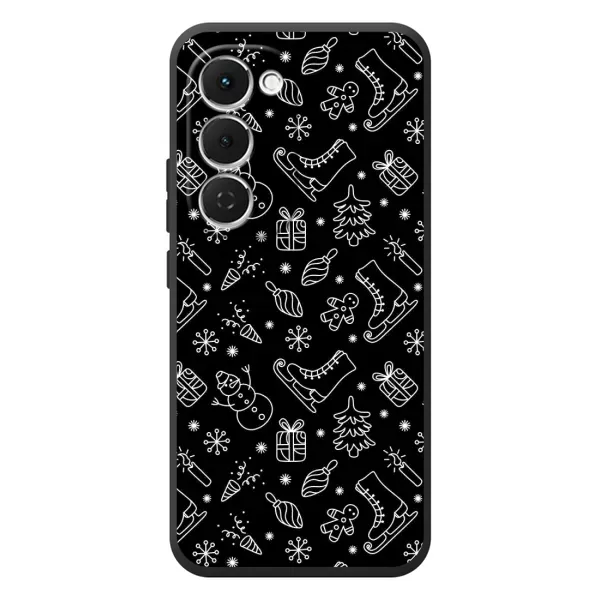 Чехол с принтом «Новогодний фон» для TECNO Spark 40 Pro Plus Чехол с принтом «Новогодний фон» для TECNO Spark 40 Pro Plus