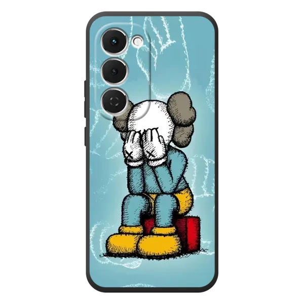 Чехол с принтом «Плач Bearbrick» для TECNO Spark 40 Pro Plus