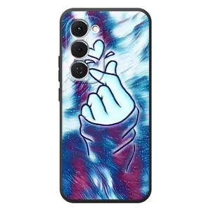 Чехол с принтом для Tecno Spark 40 Pro Plus (AlphaPrint - Знак сердечка) (Радужное сердце)