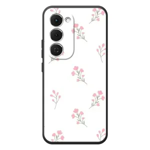 Чехол с розовым рисунком для Tecno Spark 40 Pro Plus (Розовые цветы)