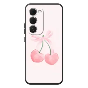 Чехол с розовым рисунком для Tecno Spark 40 Pro Plus (Розовые вишни)