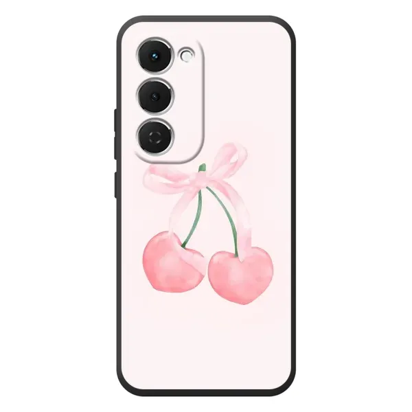 Чехол с принтом «Розовые вишни» для TECNO Spark 40 Pro Plus