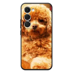 Чехлы с собаками для Tecno Spark 40 Pro Plus (VPrint) (Щенок Бишон)