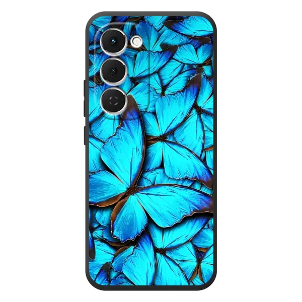 Чехол с принтом «Синие бабочки» для TECNO Spark 40 Pro Plus Чехол с принтом «Синие бабочки» для TECNO Spark 40 Pro Plus