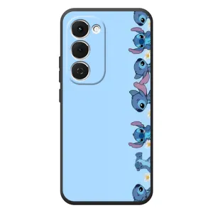 Чехол с принтом Стич на TECNO Spark 40 Pro Plus (Стич фон)