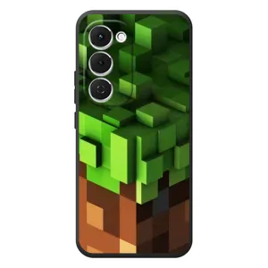Чехол Майнкрафт на Tecno Spark 40 Pro Plus (AlphaPrint) Minecraft (текстура Майнкрафт)