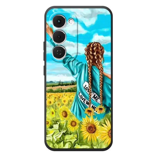 Чехол с принтом «Украиночка» для TECNO Spark 40 Pro Plus