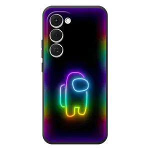 Чехол Амонг Ас для Tecno Spark 40 Pro Plus (AlphaPrint) (Яркий скин)