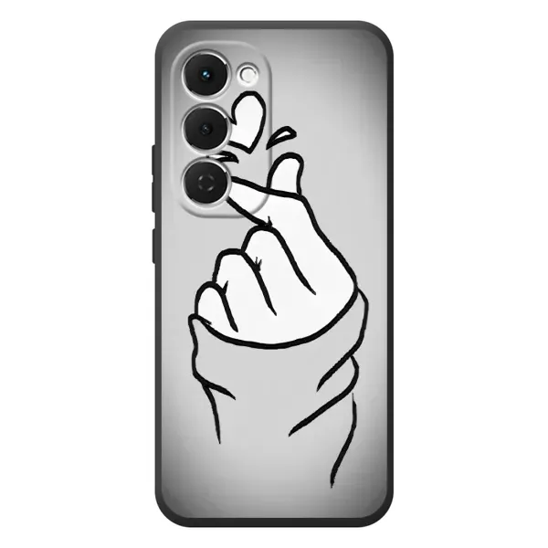 Чехол с принтом «Значок Love» для TECNO Spark 40 Pro Plus