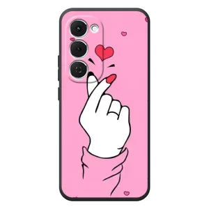 Чехол с принтом для Tecno Spark 40 Pro Plus (AlphaPrint - Знак сердечка) (Знак Love)
