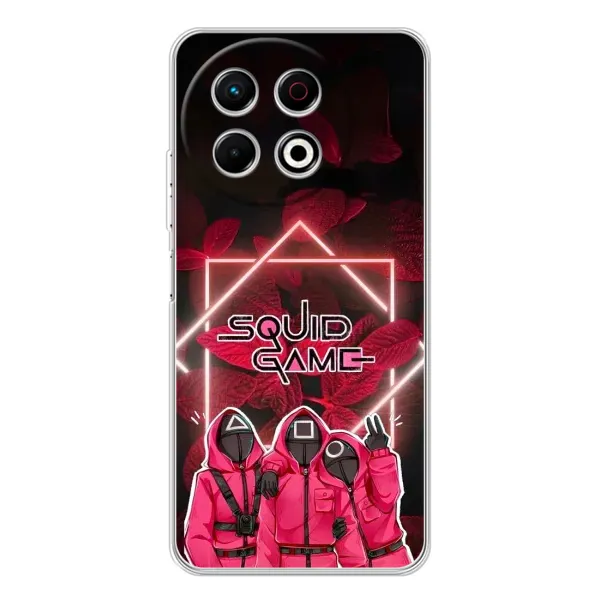 Чехол с принтом «Охранники Игра кальмара» для TECNO Spark 40 Pro