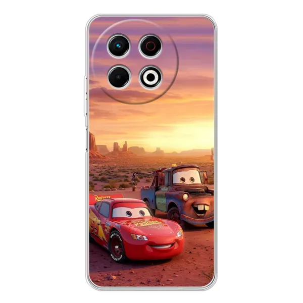 Чохол з принтом «Маквін та Сирник» для TECNO Spark 40 Pro