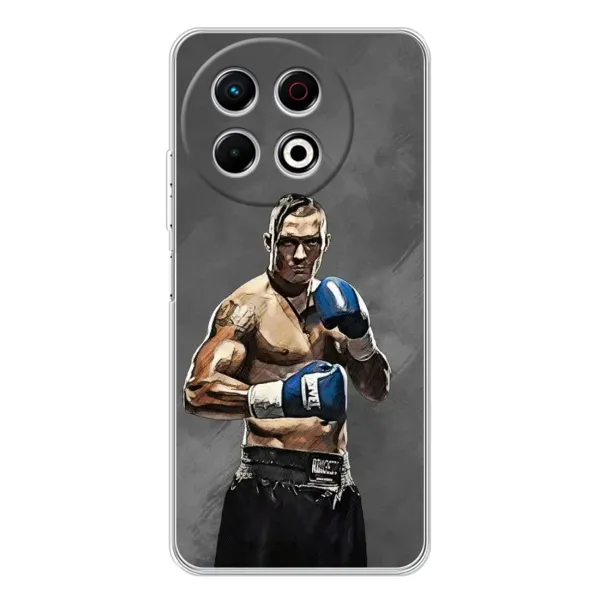 Чехол с принтом «Александр Усик» для TECNO Spark 40 Pro