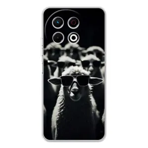 Чехол с принтом «Овечка в очках» для TECNO Spark 40 Pro