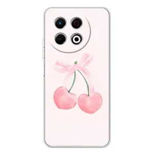 Чехол с принтом «Розовые вишни» для TECNO Spark 40 Pro