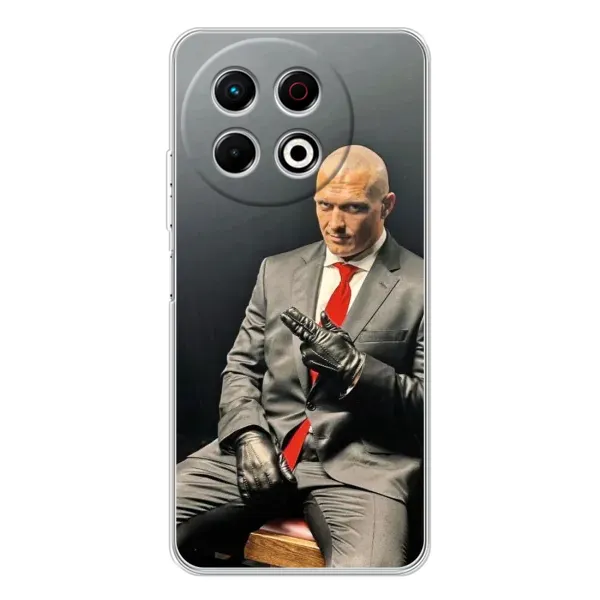 Чехол с принтом «Усик Hitman» для TECNO Spark 40 Pro