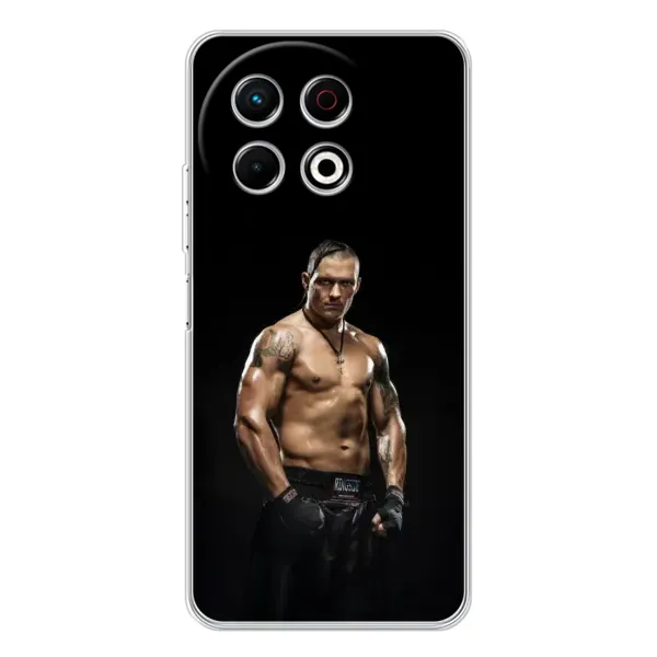 Чехол с принтом «Чемпион Александр Усик» для TECNO Spark 40 Pro