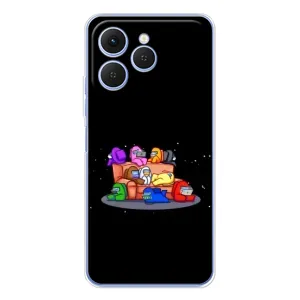 Чохли Амонг Ас для Tecno Spark 40 (AlphaPrint) (Амонг-ас)
