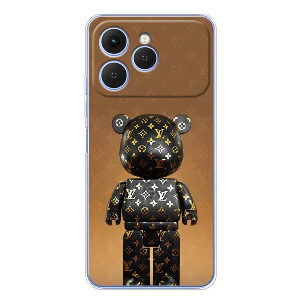 Чохол з принтом «Bearbrick» для TECNO Spark 40