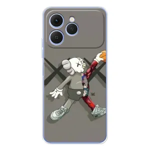 Чохли для Tecno Spark 40 - Bearbrick Louis Vuitton (PREMIUMPrint) (Беарбрік Джордан)
