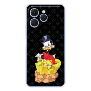 Чехли для Tecno Spark 40 - Скрудж МакДак Louis Vuitton (PREMIUMPrint)