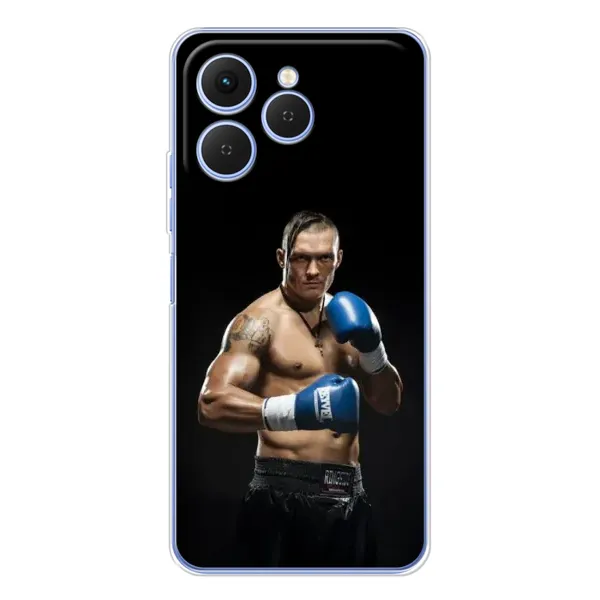 Чохол з принтом «Боксер Усик» для TECNO Spark 40 Чохол з принтом «Боксер Усик» для TECNO Spark 40