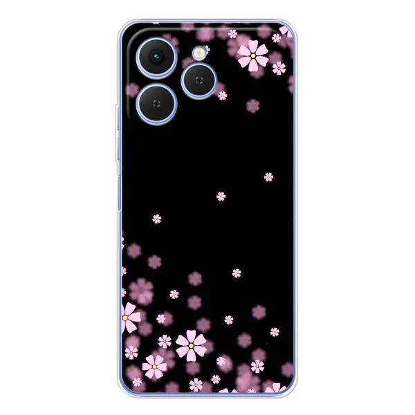 Чехол с принтом «Цветочки маленькие» для TECNO Spark 40