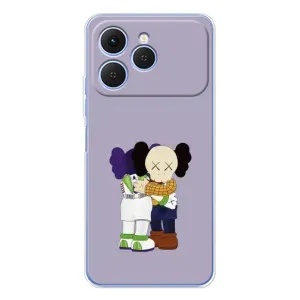 Чохли для Tecno Spark 40 - Bearbrick Louis Vuitton (PREMIUMPrint) (Дружба Беарбрік)