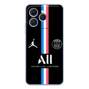 Чохли PSG для Tecno Spark 40 (AlphaPrint) (футболка ПСЖ)