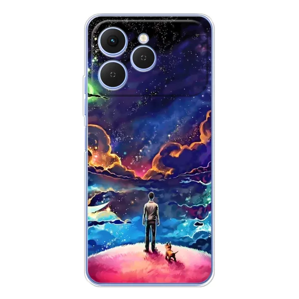 Чохол з принтом «Вид Галактики» для TECNO Spark 40