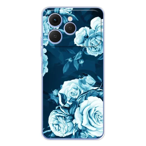 Чохол з принтом «Блактині бутони» для TECNO Spark 40