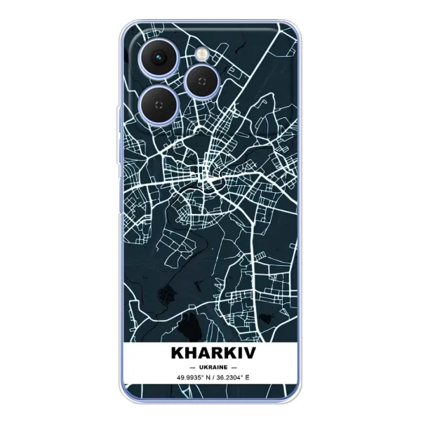 Чехол с принтом «Харьков» для TECNO Spark 40