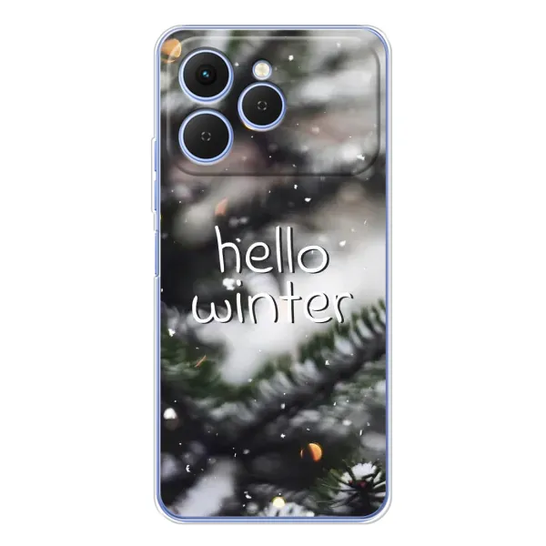 Чохол з принтом «Hello winter» для TECNO Spark 40 Чохол з принтом «Hello winter» для TECNO Spark 40