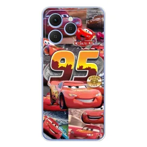 Силіконовий чохол Маквін для Tecno Spark 40 (Колаж Блискавка Маквін)