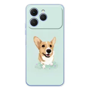 Чохли з собаками для Tecno Spark 40 (VPrint) (Коргі)