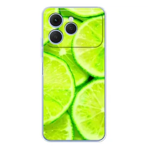 Чохли з фруктами для Tecno Spark 40 (VPrint) (Лайм)