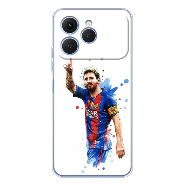 Чохол з принтом «Лео Мессі» для TECNO Spark 40 Чохол з принтом «Лео Мессі» для TECNO Spark 40