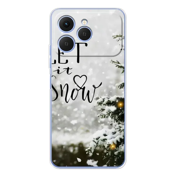 Чохол з принтом «Let it snow» для TECNO Spark 40 Чохол з принтом «Let it snow» для TECNO Spark 40