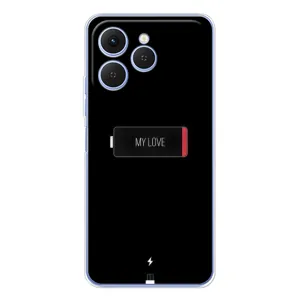 Чехлы для любимой на Спарк 40 (VPrint) (Love battery)